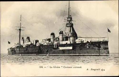Ak La Gloire, Croiseur Cuirassé, Kriegsschiff
