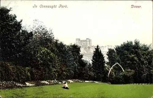 Ak Dover Kent England, In Connaught Park, Schloss