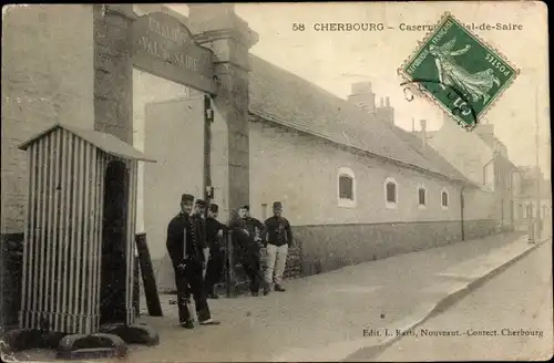 Ak Cherbourg Manche, Caserne de Saire