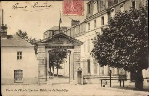 Ak Saint Cyr l'Ecole Yvelines, Porte de l'Ecole Speciale Militaire