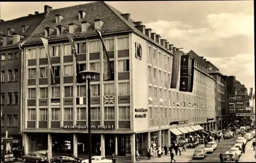 Ak Leipzig in Sachsen, Messehaus am Markt