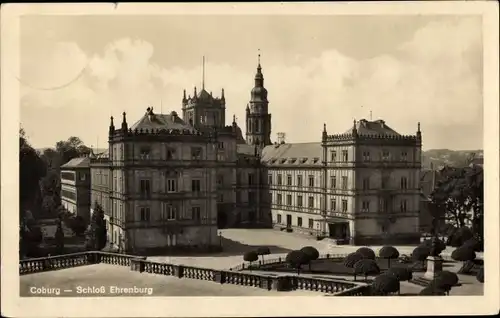 Ak Coburg in Oberfranken, Schloß Ehrenburg, Außenansicht