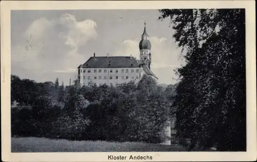 Ak Andechs am Ammersee Oberbayern, Kloster, Außenansicht