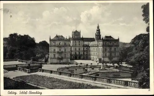 Ak Coburg in Oberfranken, Schloß Ehrenburg, Außenansicht