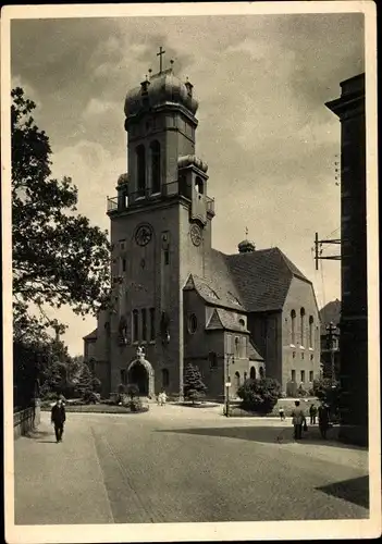 Ak Crimmitschau in Sachsen, Johanniskirche, Außenansicht, Erbaut 1910