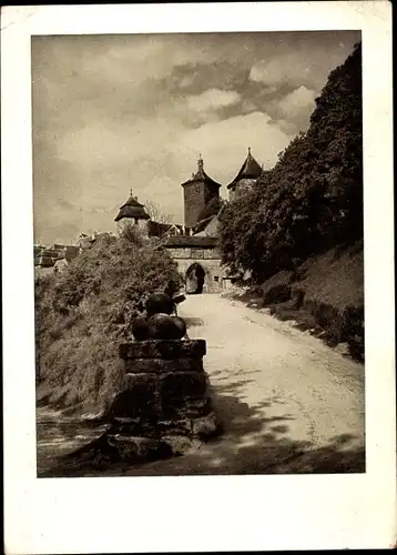 Ak Rothenburg ob der Tauber Mittelfranken, Koboldzellertor