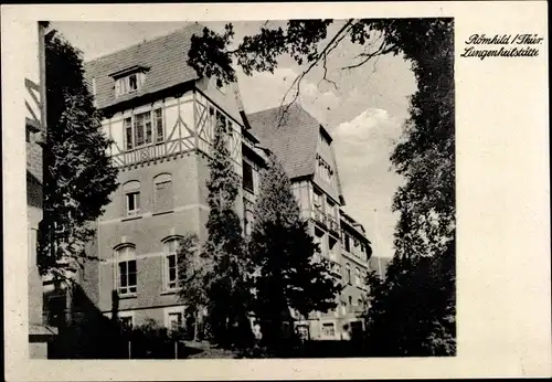 Ak Römhild in Thüringen, Lungenheilstätte