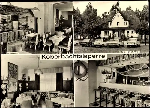 Ak Langenhessen Werdau an der Pleiße in Sachsen, Koberbachtalsperre, HOG-Seehaus, Gaststätte