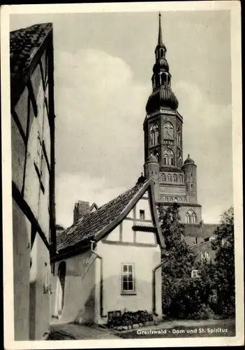 Ak Hansestadt Greifswald, Dom und St. Spiritus