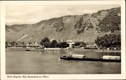 Ak Leutesdorf am Mittelrhein, Hotel Leyscher Hof