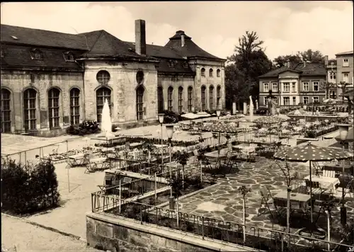 Ak Gotha in Thüringen, Orangerie-Cafe, Außenansicht