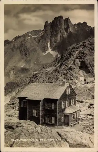 Ak Silberthal Silbertal Vorarlberg, Reutlinger Hütte, Pflunspitzen, Auf der Wildebene