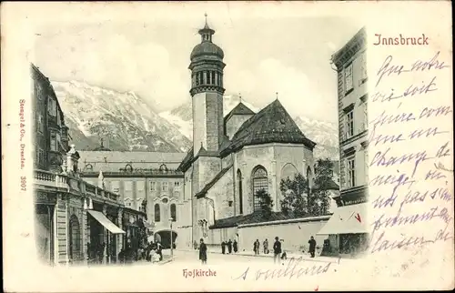 Ak Innsbruck in Tirol, Hofkirche