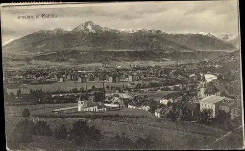 Ak Innsbruck in Tirol, Mühlau, Panorama