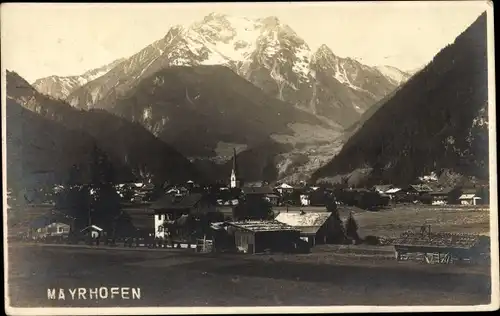 Foto Ak Mayrhofen im Zillertal Tirol, Panorama