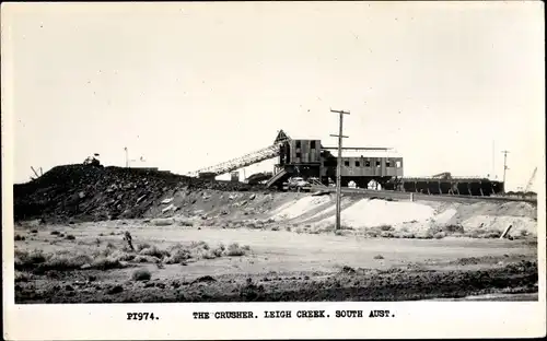 Ak Leigh Creek Australien, The Crusher, Coalfield, Kohlengrube
