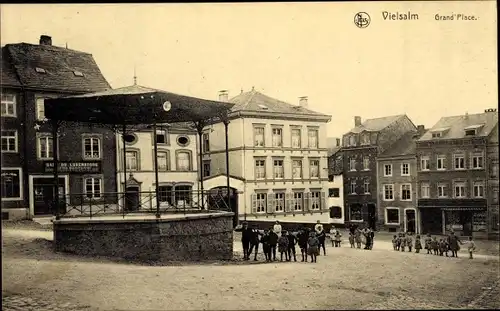 Ak Vielsalm Wallonien Luxemburg, Grand' Place