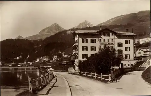 Ak Sankt Moritz Kanton Graubünden, Alkoholfreies Hotel