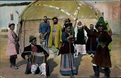 Ak Typen aus Zentralasien, Zelt