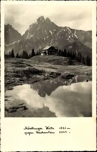 Ak Mödlinger Hütte, Steiermark Österreich, Blick gegen Reichenstein