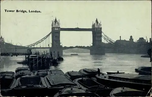 Ak London City England, Tower Bridge