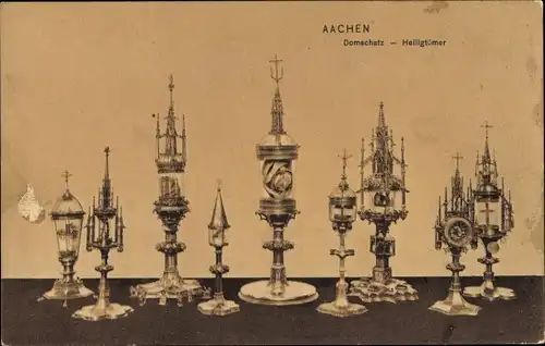 Ak Aachen in Nordrhein Westfalen, Domschatz, Heiligtümer
