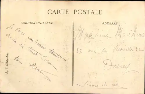 Ak Heiltz-Le-Maurupt Marne, La rue de l'Eglise, Ruinen