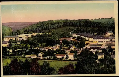 Ak La Courtine Creuse, Caserne des Chars et Batiments A, Panorama