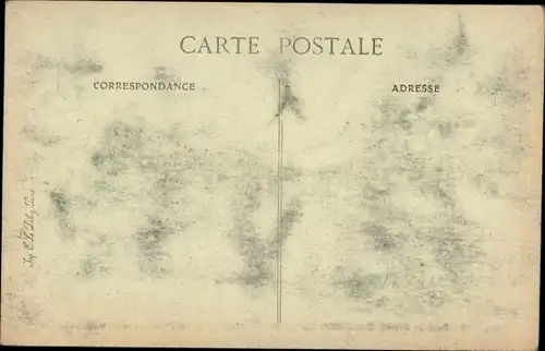 Ak Pont Sainte Maxence Oise, Le Pont, Ruinen