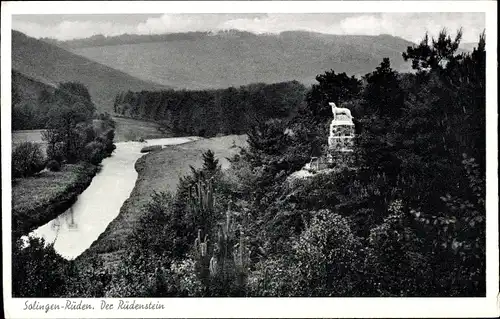 Ak Rüden Solingen in Nordrhein Westfalen, Rüdenstein