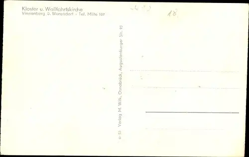 Ak Warendorf im Münsterland, Kloster Vinnenberg