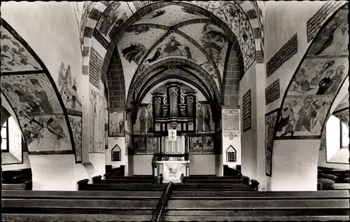 Ak Lieberhausen Gummersbach im Oberbergischen Kreis, Bunte Kerk, Innenansicht, Orgel