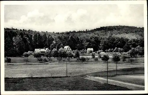 Ak Trautheim Mühltal im Odenwald Hessen, Ev. Müttererholungsheim, Wald