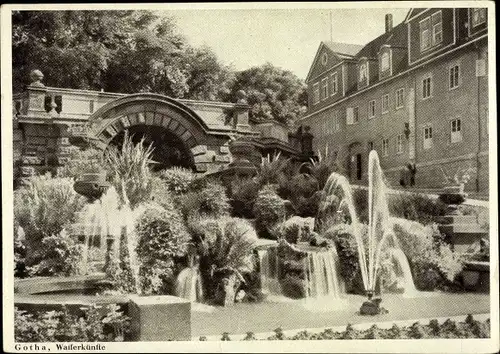 Ak Gotha in Thüringen, Wasserkünste