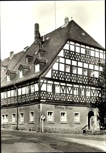 Ak Hartenstein im Erzgebirge Sachsen, Gasthof Weißes Roß