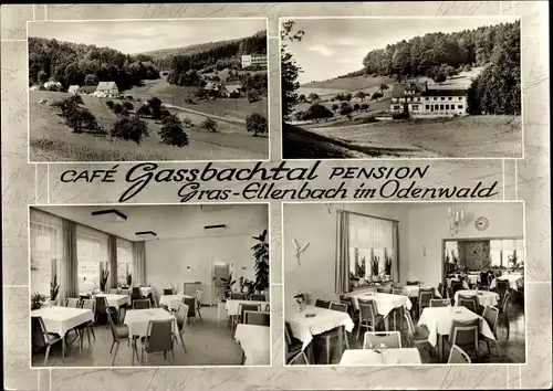 Ak Grasellenbach im Odenwald, Café Gassbachtal