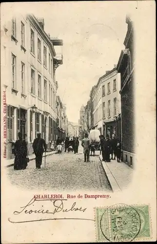 Ak Charleroi Wallonien Hennegau, Rue de Dampremy