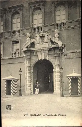 Ak Monaco, Entrée du Palais