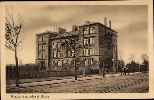 Ak København Kopenhagen Dänemark, Frederikssundsvej Skole, Schule