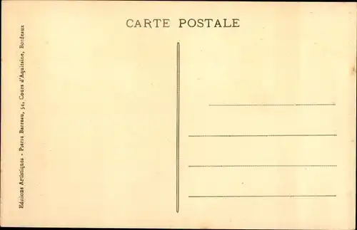 Ak Brazzaville Französisch Kongo, Avenue de la Republique, Ecole Professionelle