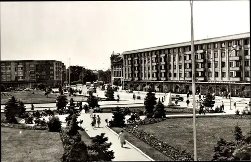 Ak Ploesti Ploiești Rumänien, Straßenpartie