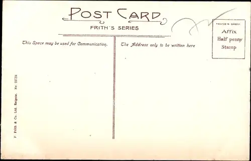 Ak Tiverton Devon England, Gesamtansicht