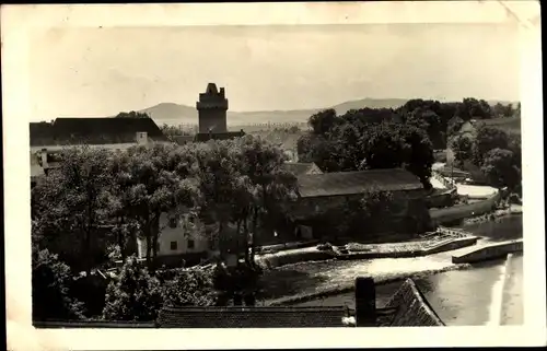 Ak Strakonice Strakonitz Südböhmen, Blick auf den Ort