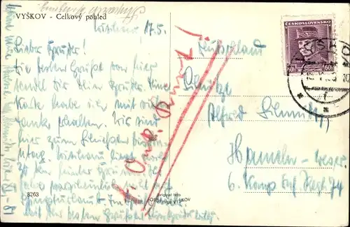 Ak Vyškov Wischau Südmähren, Celkovy pohled