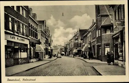 Ak Roosendaal Nordbrabant Niederlande, Molenstraat, Cafe Dorst