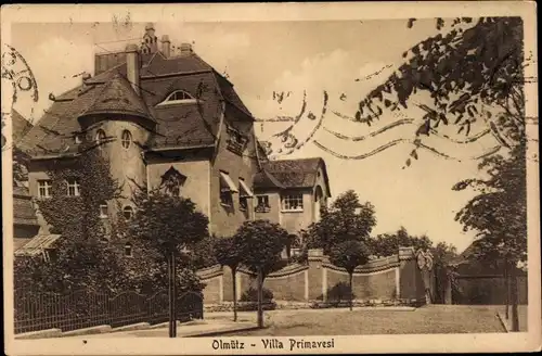 Ak Olomouc Olmütz Stadt, Villa Primavesi