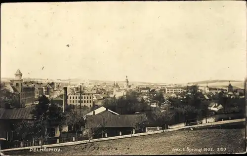 Ak Pelhřimov Pilgram Region Hochland, Stadtansicht