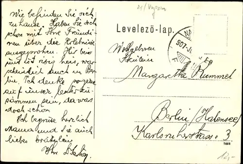 Ak Nagykanizsa Großkirchen Ungarn, Föter a felso-templommal