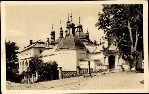 Ak Klokoty Tábor Südböhmen, Kirche