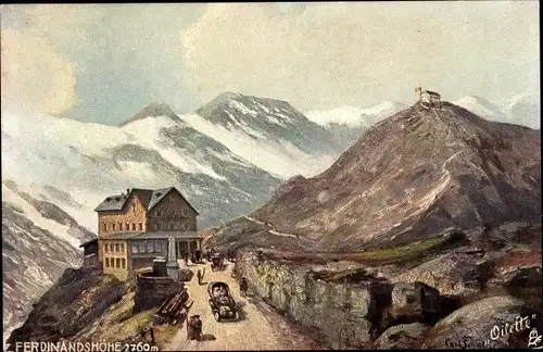 Künstler Ak Schultz, Carl, Südtirol, Ferdinandshöhe, Ortlergruppe, Tuck Nr. 669 B
